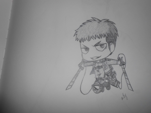More Attack on Titan. Jean in chibi form. He's my favorite character. :)